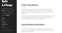 Desktop Screenshot of kyleleneau.com