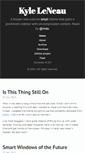 Mobile Screenshot of kyleleneau.com